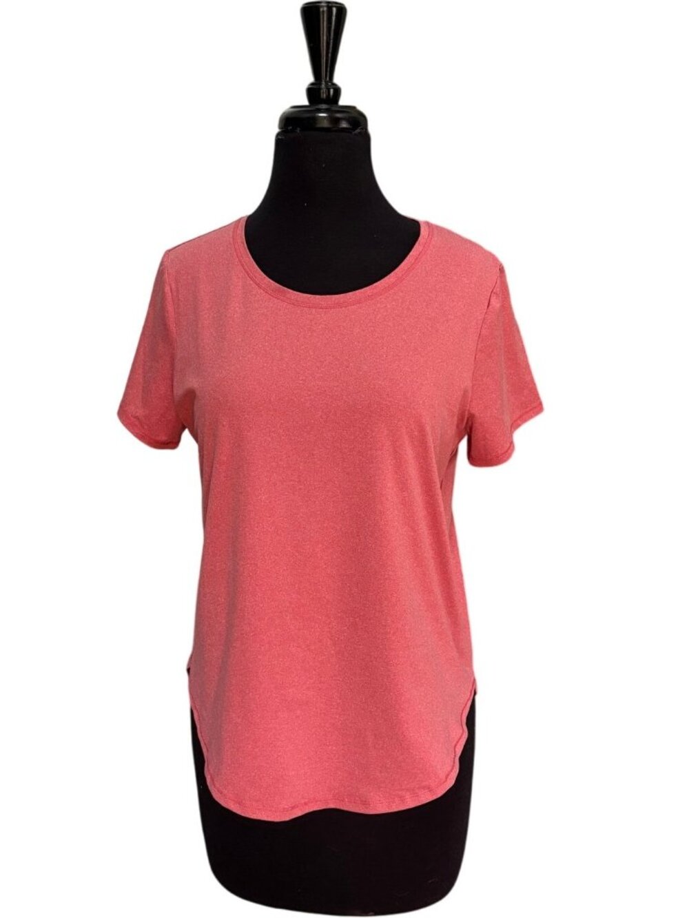 All in Motion Active Tee Medium Coral Workout Top